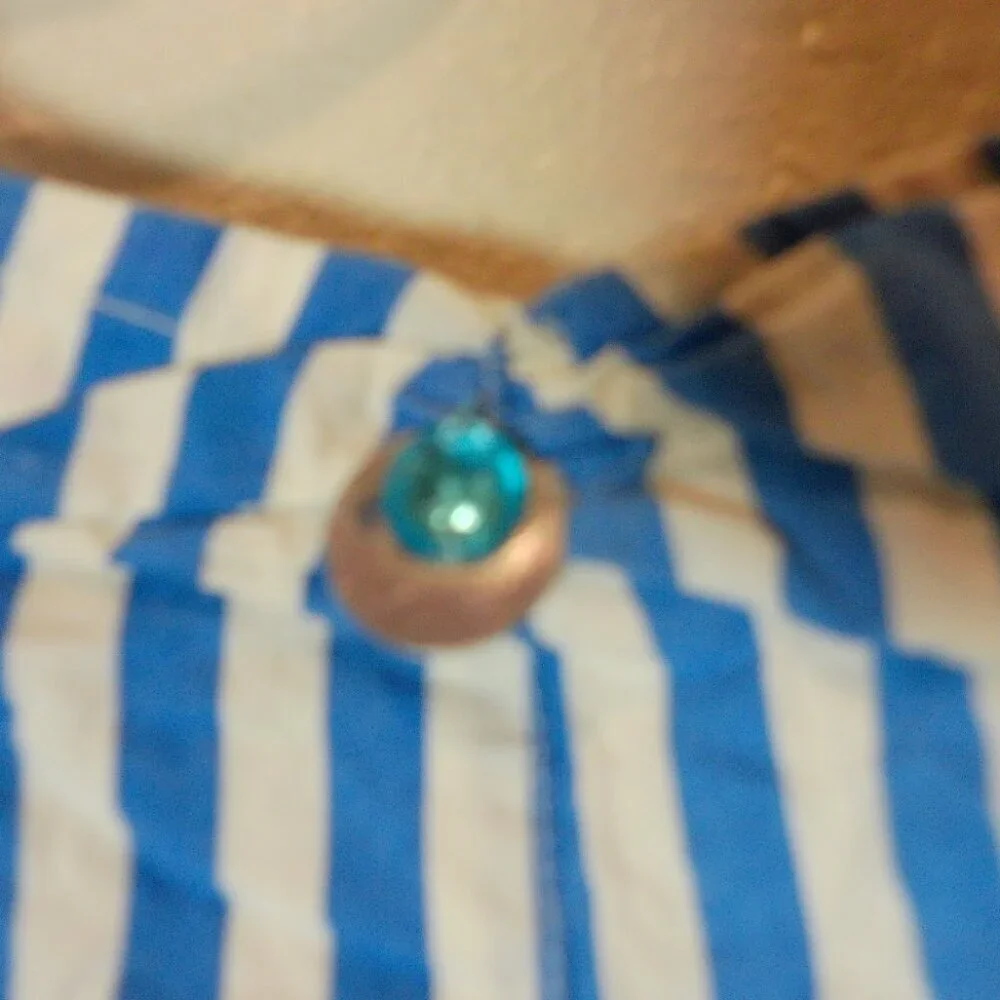 NWT WovenPlay Blue/White Striped Swimsuit